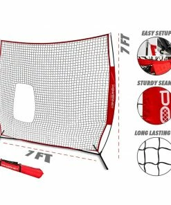 PowerNet 7x7 Ft Pitch-Thru Protection Screen For Softball 49 Sqft Barrier PITCHING PROTECTION SCREENS 7 PowerNet 7x7 Ft Pitch-Thru Protection Screen For Softball 49 Sqft Barrier PITCHING PROTECTION SCREENS