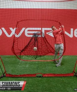 PowerNet HITTING NETS 8x8 XLP PRO Net | One Piece Frame