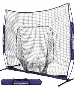 PowerNet HITTING NETS 8x8 XLP PRO Net | One Piece Frame